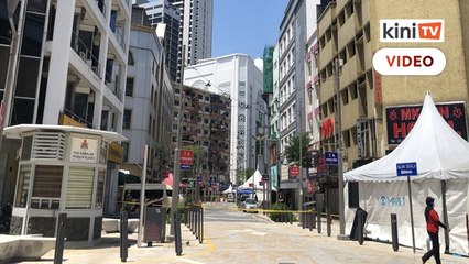 Live: Situasi terkini PKPD di Jalan Masjid India, Kuala Lumpur.