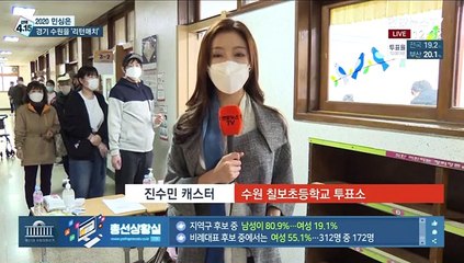 女검사대전 '수원을' 선택은…투표소 북적