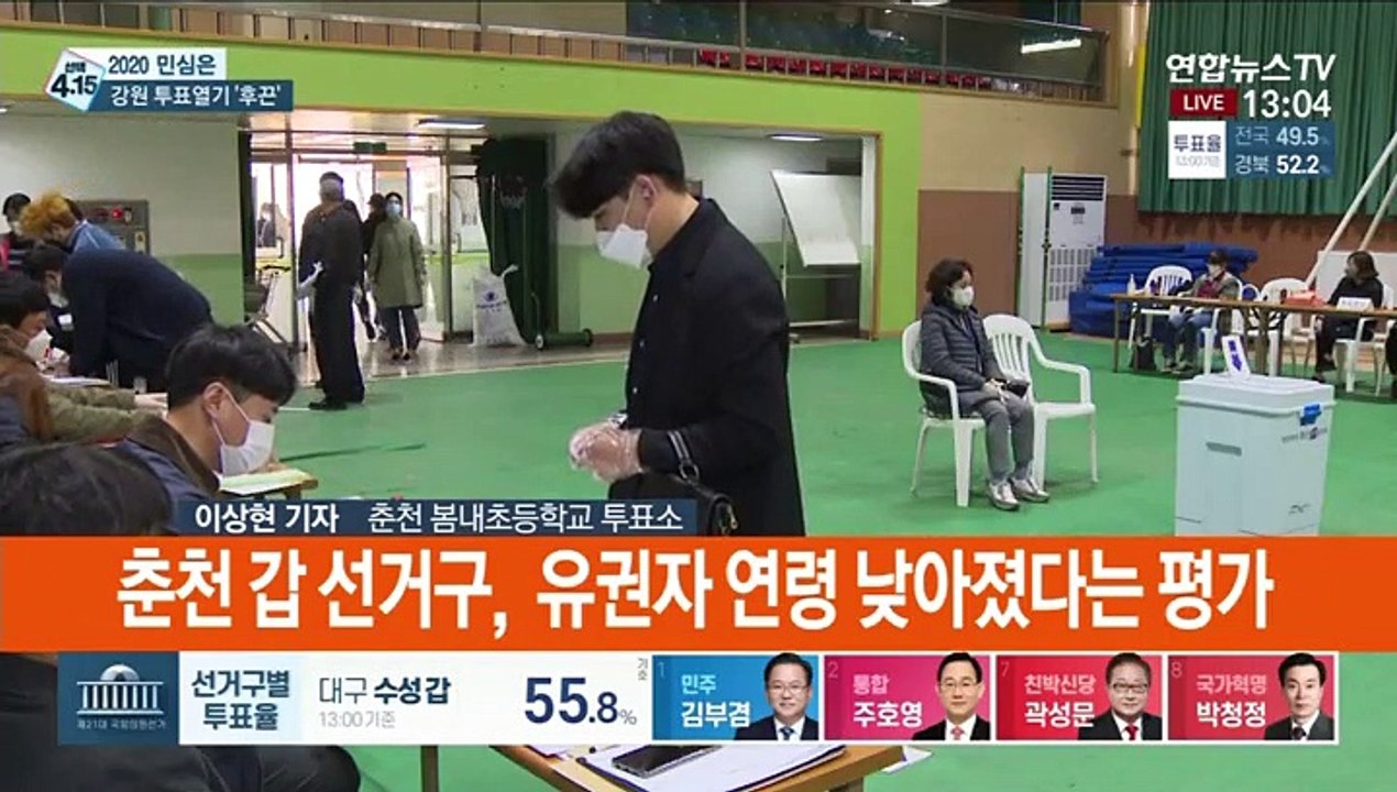 [선택 4·15] 강원, 초박빙 승부만큼 뜨거운 투표 열기