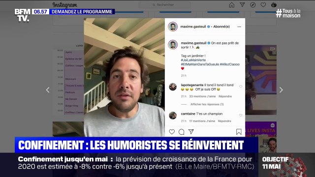 Ils racontent leur vie ou s'inventent des personnages... Les humoristes ne perdent pas la main pendant le confinement