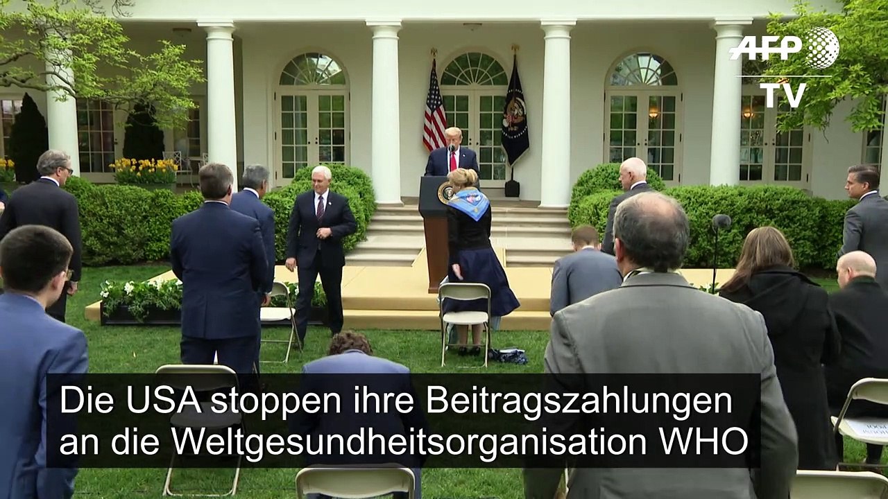 USA stellen Beitragszahlungen an WHO ein