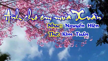[Karaoke] ANH CHO EM MÙA XUÂN - Nguyễn Hiền - Phổ thơ: Kim Tuấn (Giọng Nữ Sôi động)