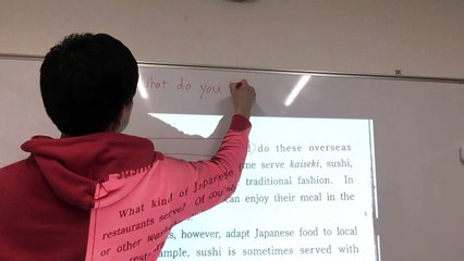 コミュ英２年１組用　Lesson1 Part2　①