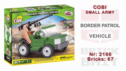[COBI] Border Patrol Vehicle - Speedbuild (Small Army Series No. 2166)