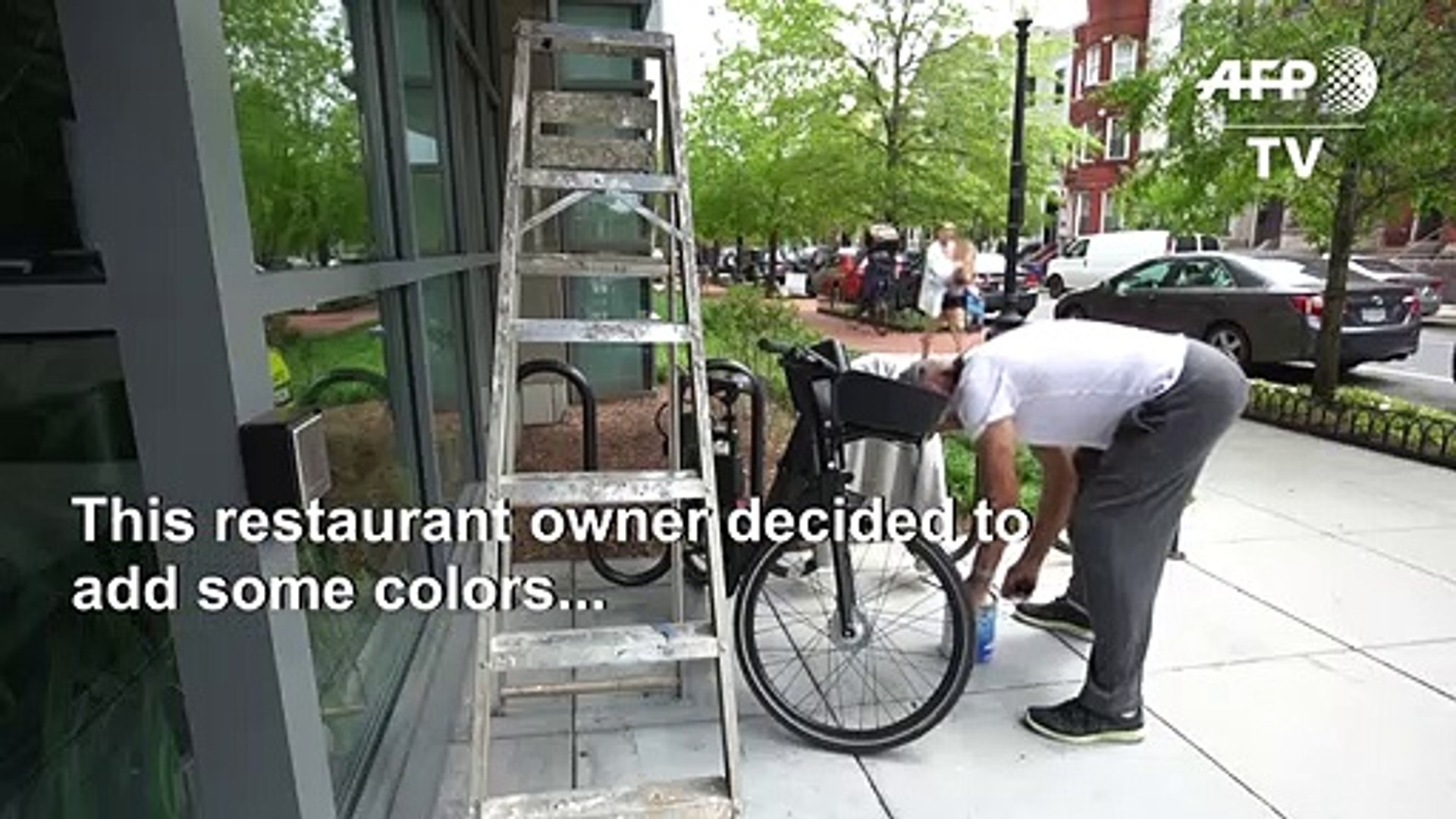 ⁣Washington DC storefronts get uplifting mural makeovers