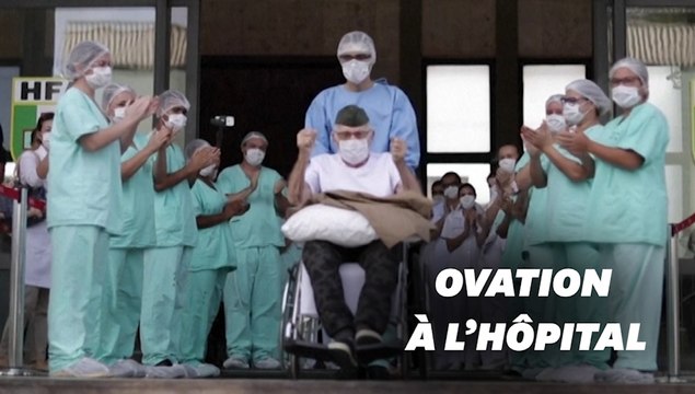 Guéri du coronavirus à 99 ans, ce Brésilien sort de l'hôpital sous une haie d'honneur