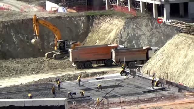 Kütahya Şehir Hastanesi inşaatı hızla devam ediyor