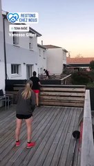 Quand tu veux jouer au foot tout en restant confiné ☺️