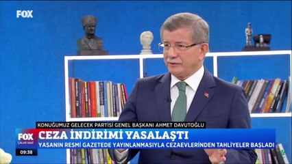 Davutoğlu'ndan Eski Partisine eleştiri: Genel af çıkarabilirdiniz