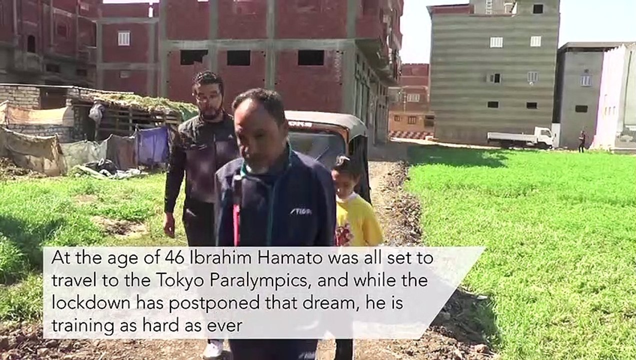 Double-amputee table tennis player trains for Tokyo 2021