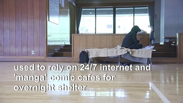 Japan's 'net cafe refugees' seek shelter amid virus closures