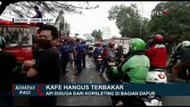 Sebuah Kafe di Depok Hangus Terbakar