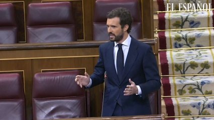 Casado a Sánchez: "No nos venda su teatro para cuando caiga el telón todos seamos responsables de sus errores"