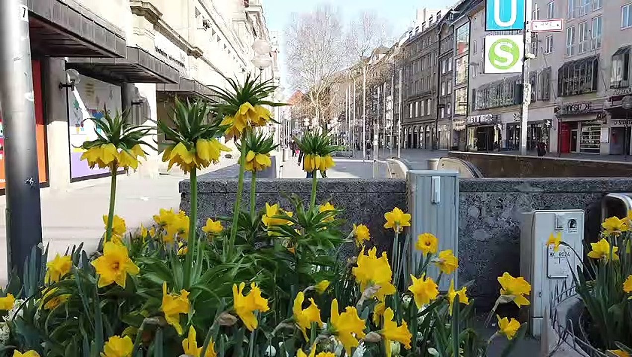 Tag 20 der erweiterten Corona Ausgangsbeschränkungen in München (09.04.2020, Donnerstag)