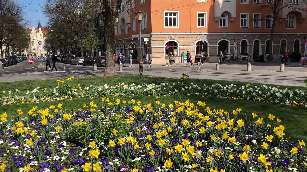 Tag 22 der erweiterten Corona Ausgangsbeschränkungen in München (11.04.2020, Karsamstag)