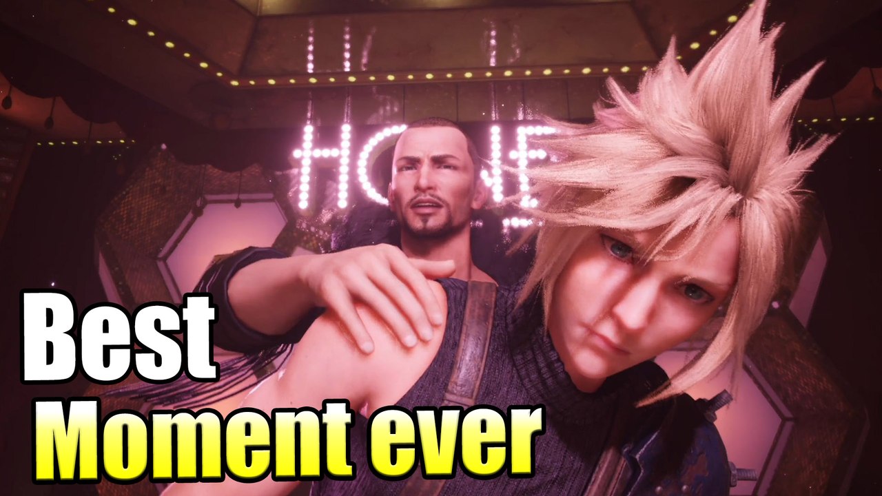 Best Moment of Final Fantasy 7 Remake - Dance in Club (Cloud  in Honey Bee)