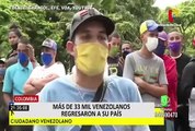 Más de 33 mil venezolanos que migraron a Colombia regresaron a su país