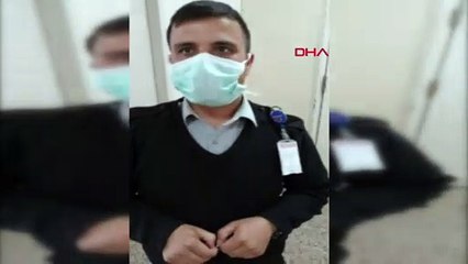 Koronavirüs şüphelisi, güvenlik görevlilerine saldırdı