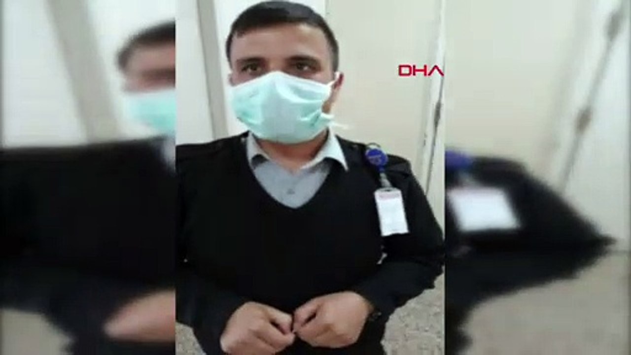 Koronavirüs şüphelisi, güvenlik görevlilerine saldırdı