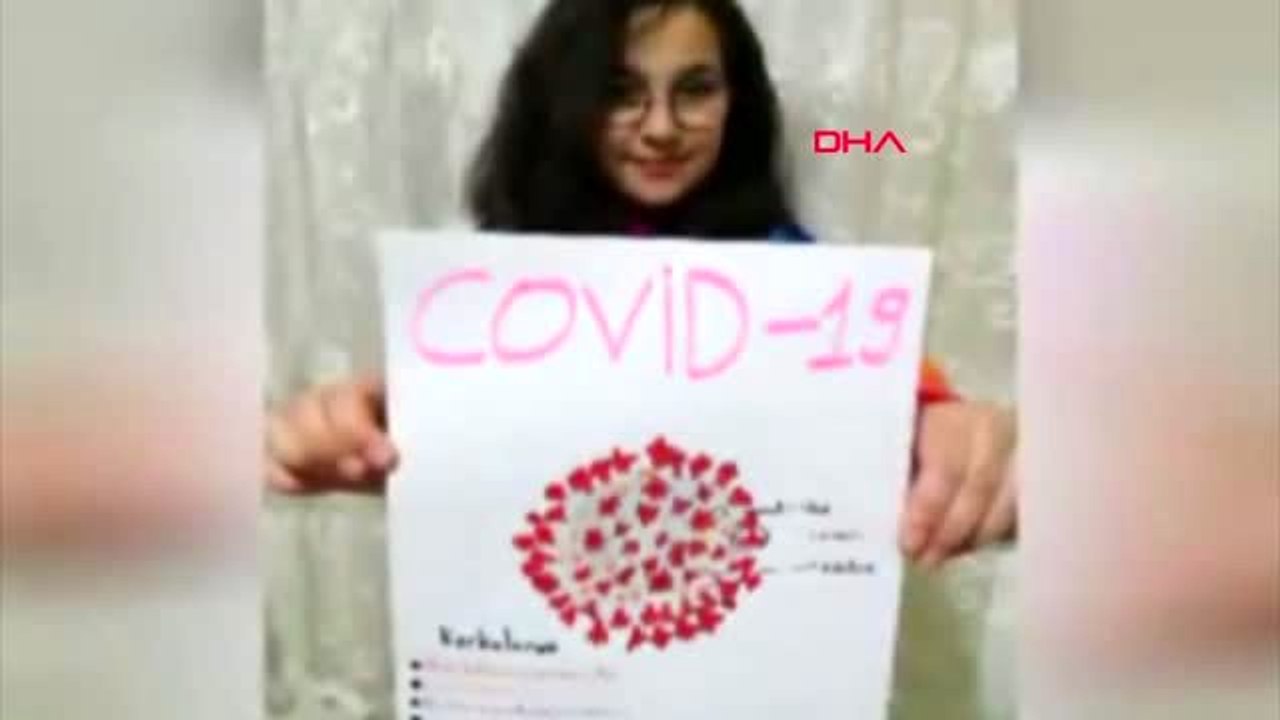 BURDUR Öğrencilerden sağlık çalışanlarına teşekkür videosu