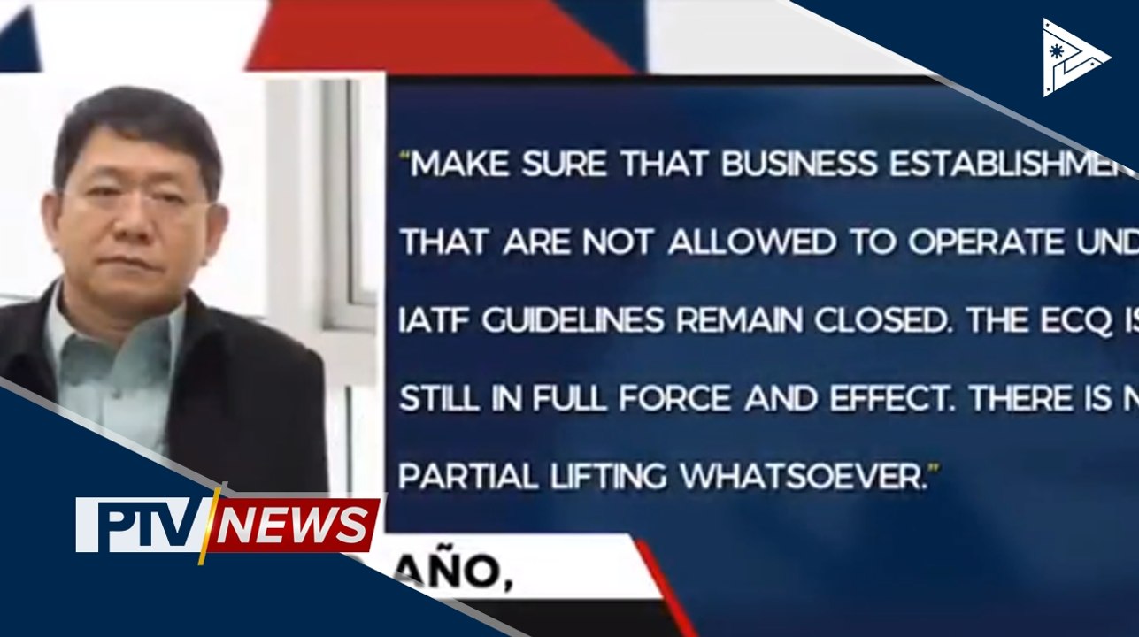 Mga 'non-essential' business establishment, ipinasasara ng DILG