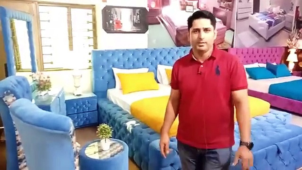 Luxurious Double Bed Set Prices Designer Furniture Market Islamabad Pakistan 2019 - Bing video_3