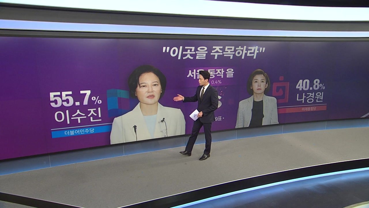 "이 곳을 주목하라" 주요 관심 지역 개표 상황 / YTN