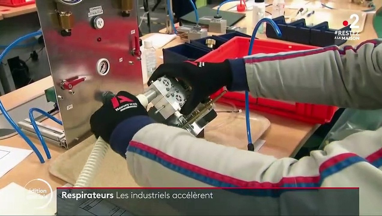 Coronavirus : des industriels français fabriquent des respirateurs artificiels
