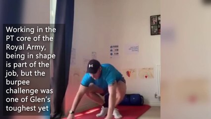 Glen's 5,000-burpee charity challenge