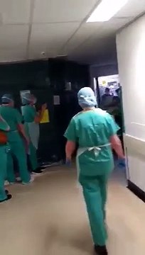 Watch as West Lothian coronavirus patient woken from induced coma on Good Friday leaves ICU to recover at Royal Infirmary Edinburgh