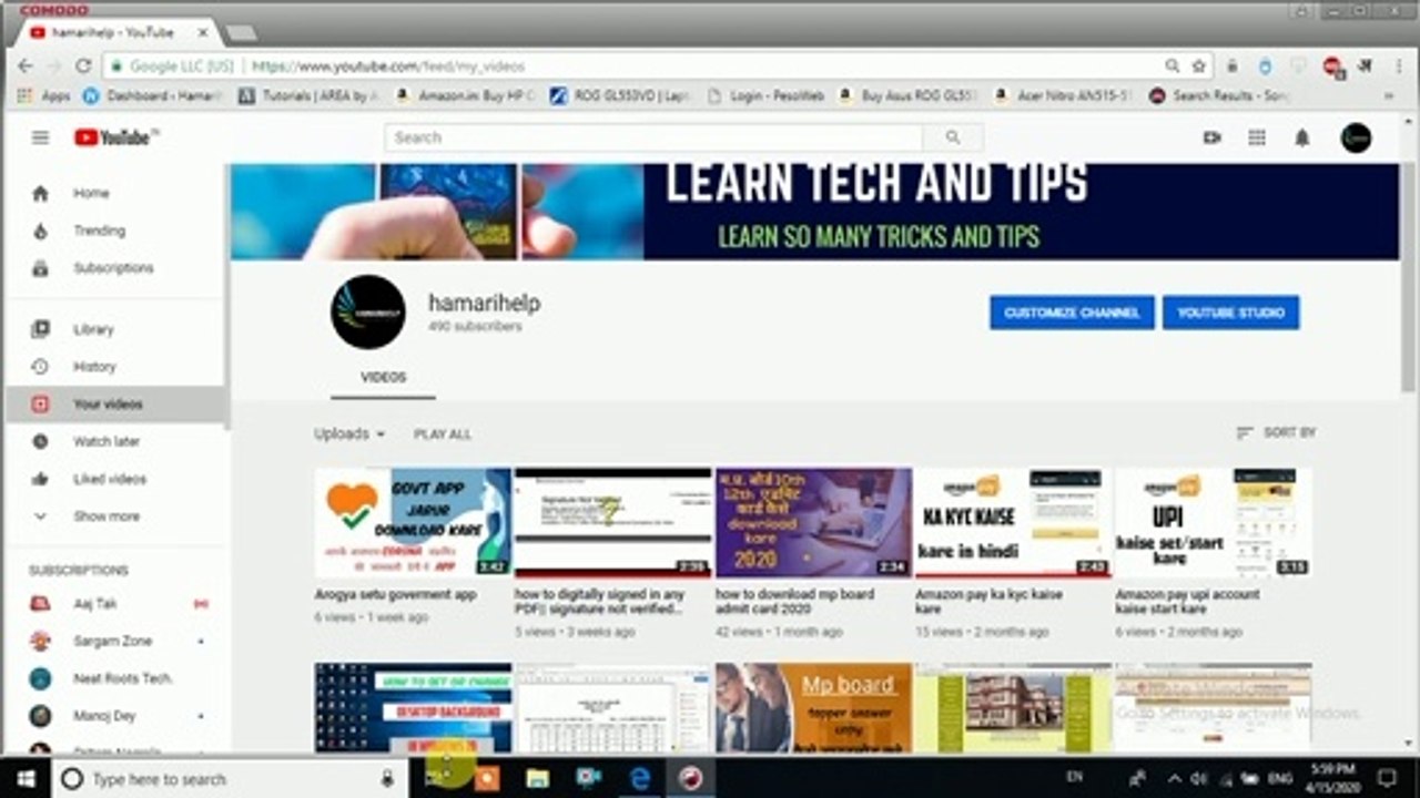 how to create dailymotion account in hindi