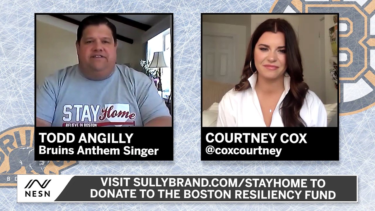 Bruins' Anthem Singer Todd Angilly Sings "God Bless America" At Home