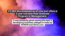 MDI Murshidabad – Comparison between MDIM versus MDI Gurugram, Courses Offered, Placement, Facilities, Safety and Campus Location