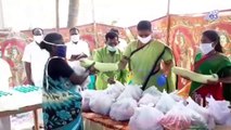 YSRCP MLA Roja Selvamani Distributing vegetables II Corona Relief Camps|| E3 Talkies