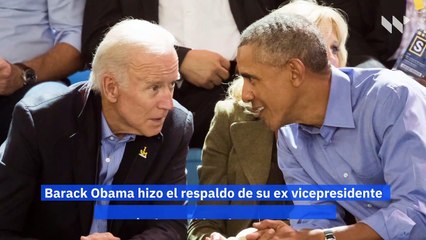 Obama respalda la campaña presidencial de Biden