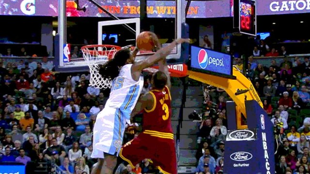 LeBron and Manu slam the door - Top 10 blocks of the decade