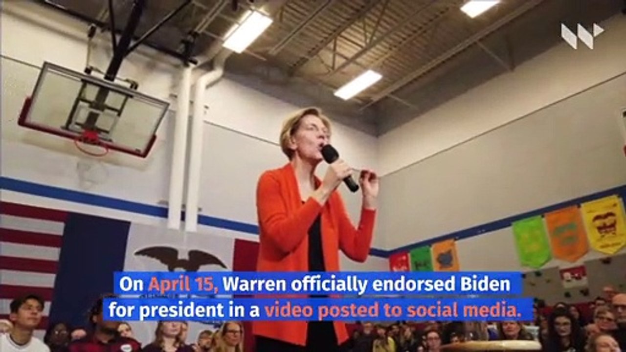 Elizabeth Warren Officially Endorses Joe Biden