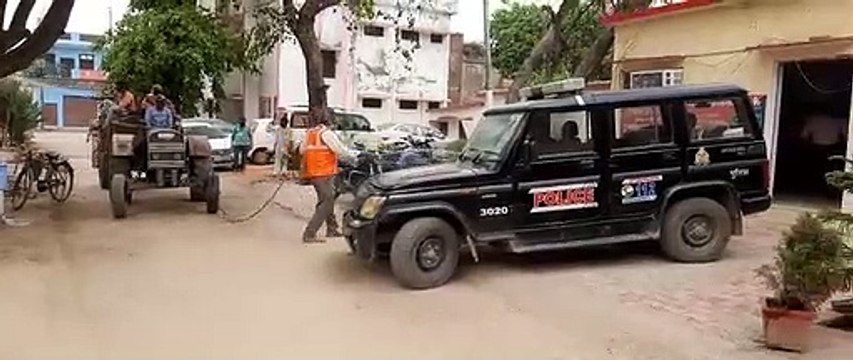 शामली: पालिका ने थाना परिसर में कराया सैनिटाइज का छिड़काव
