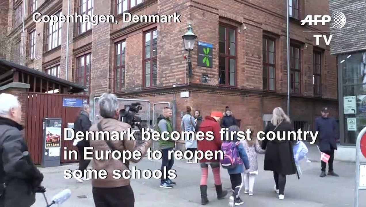 Danish schools reopen after month-long closure...