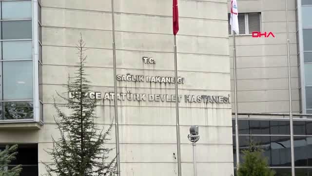 DÜZCE Koronavirüs tedavisi gören çift alkışlarla taburcu edildi