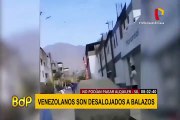 SJL: desalojan a balazos a una familia de venezolanos por no pagar alquiler