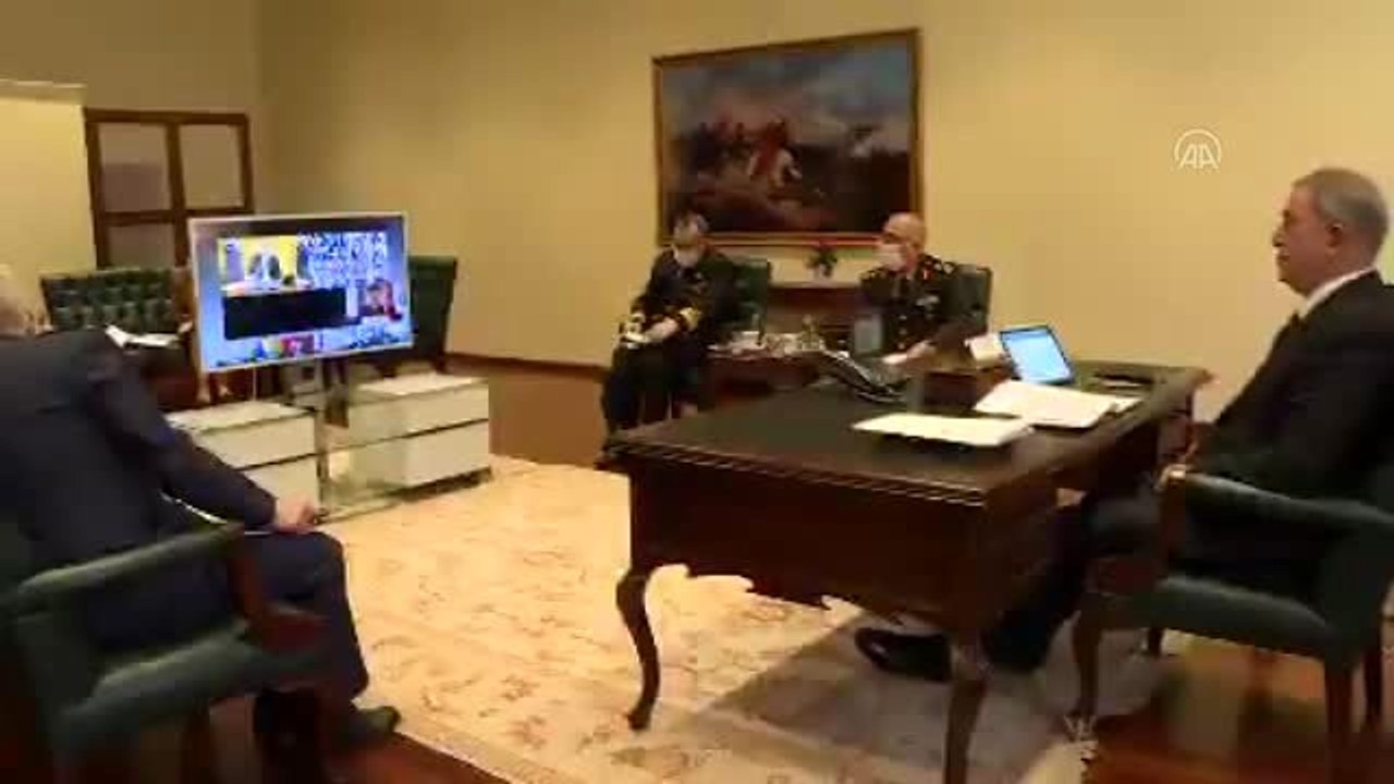 NATO Savunma Bakanları Toplantısı, COVID-19 virüsü nedeniyle video konferans yöntemiyle...