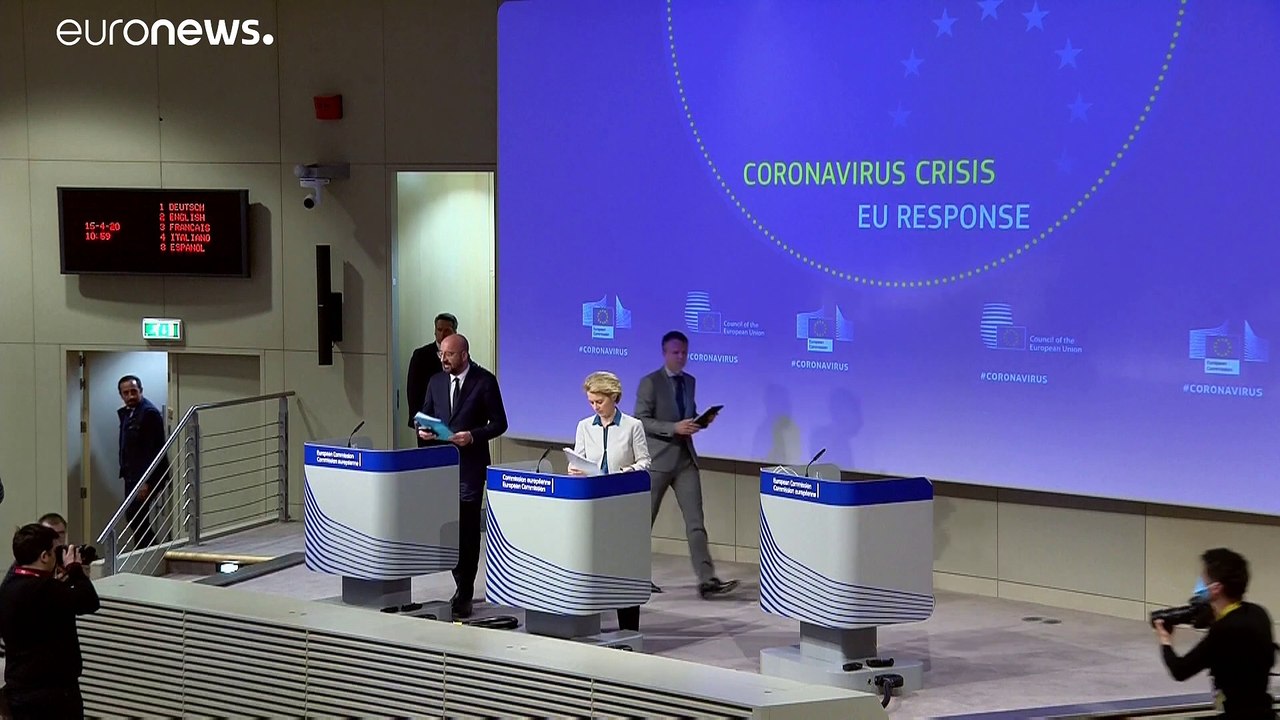 Eu-"coronexit"-strategie: bei der sperre kleckern, beim geld klotzen