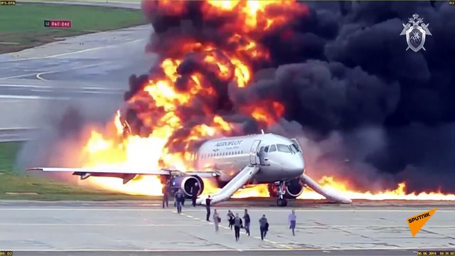 Uçak kazasının yeni görüntüleri ortaya çıktı !