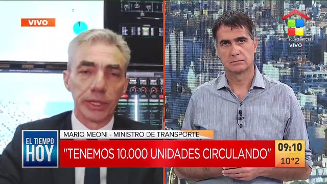 Cambios en el transporte público | La palabra de Mario Meoni, Min. de Transporte