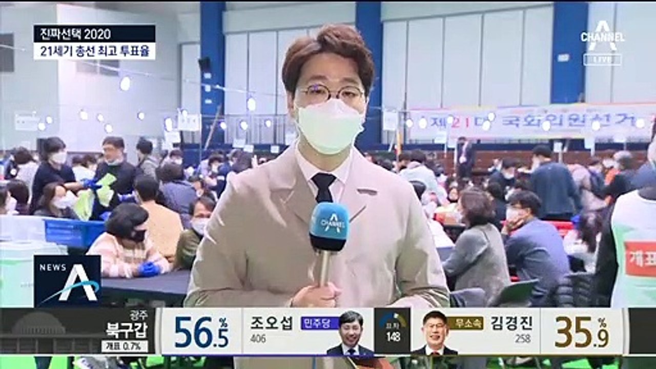 총선 투표율 65% 넘겼다…2000년대 총선 중 ‘최고’