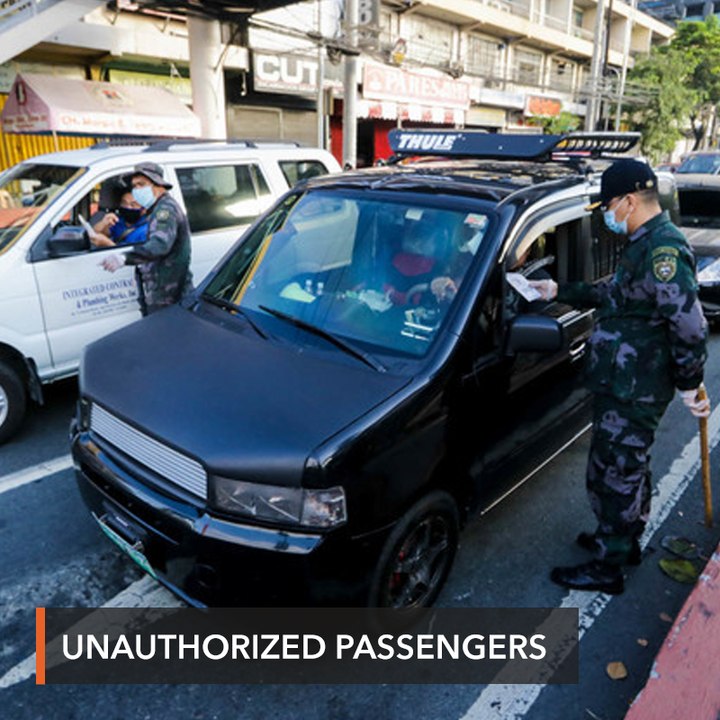 Cops to issue traffic tickets vs drivers with unauthorized passengers