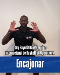 Box Out Drill with Baye Keita (Spanish Subtitles)