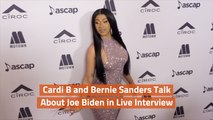 Cardi B And Bernie Sanders Talk It Up