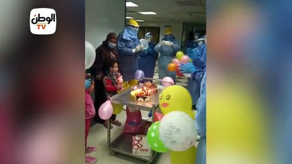 "مولود جديد" داخل مستشفى عزل كفر الزيات.. حفلات ميلاد وجواز تعيد الفرح